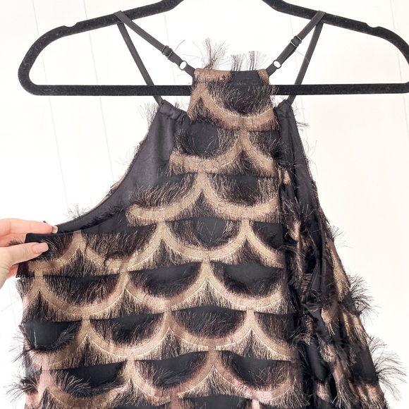 NWT Halter Eyelash Mini Dress - Picture 4 of 6